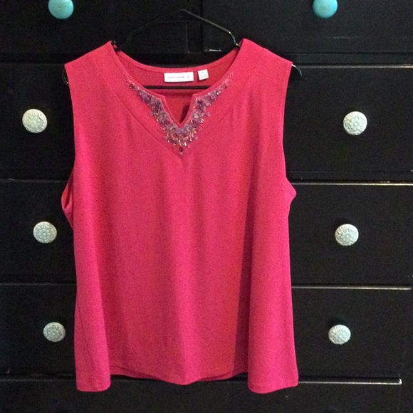Susan Graver Tops - Pink Top XL